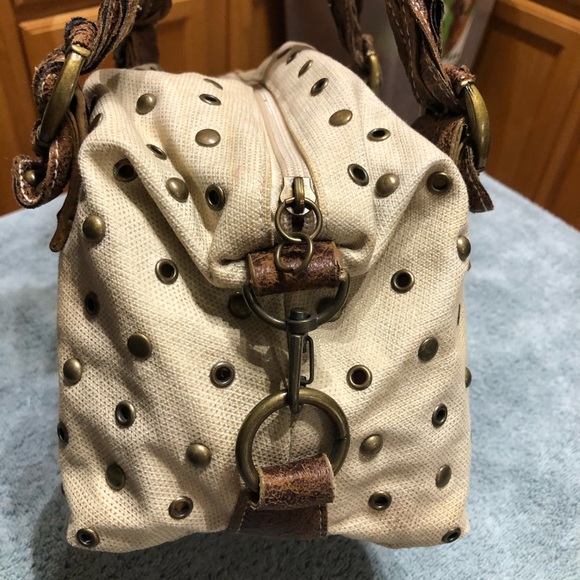 2/20! Red name brand Braided handles w brass hardware & studs. Summer sale! - Picture 4 of 14